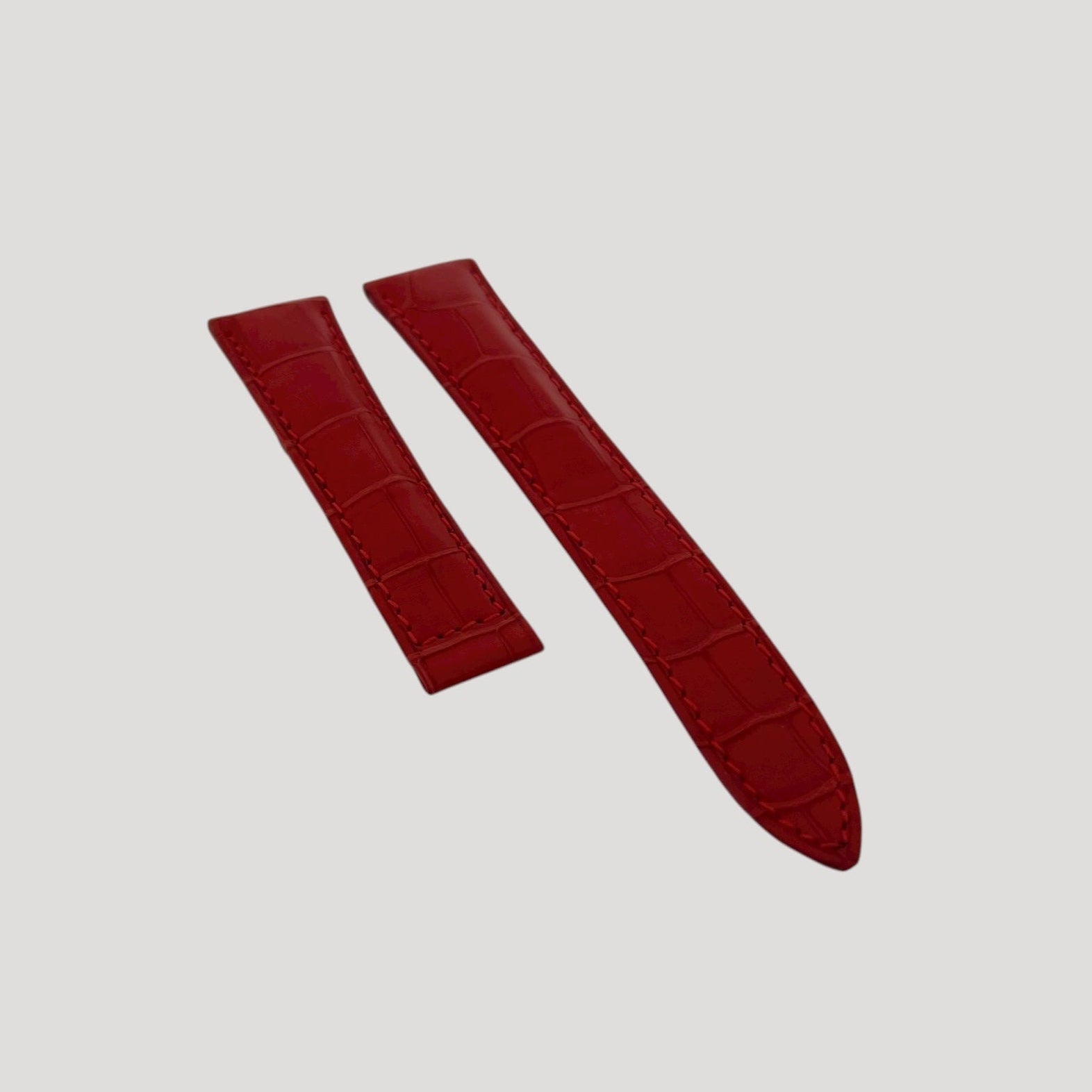 Breguet New Red Croco Leather Bracelet/Band/Strap