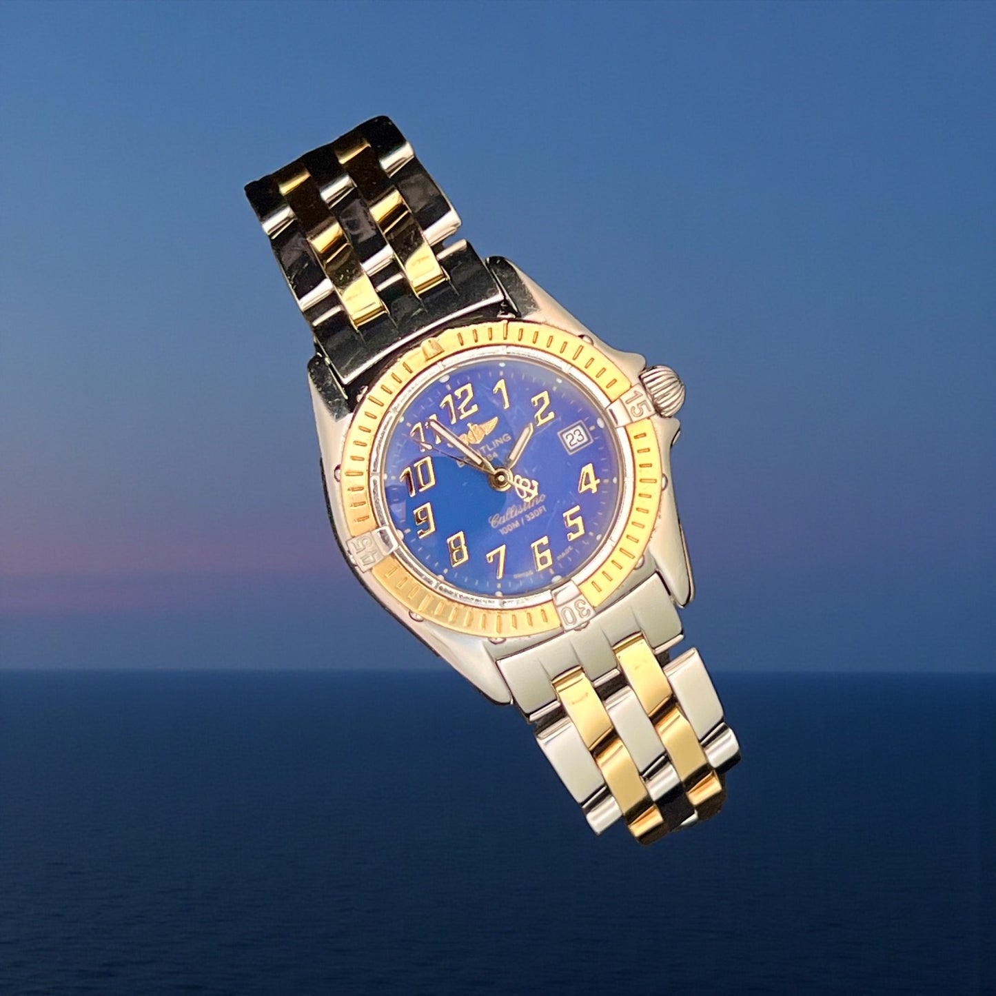 Breitling Vintage Lady Watch Blue Dial
