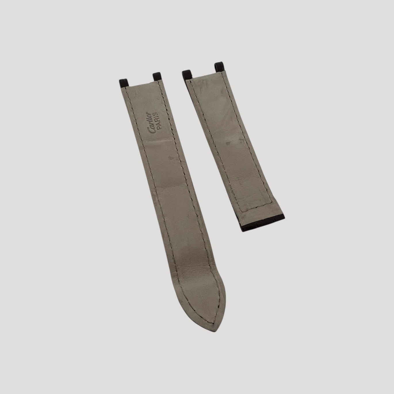 Cartier New Brown Matt Croco leather band/ strap/ bracelet 20 X 18 mm