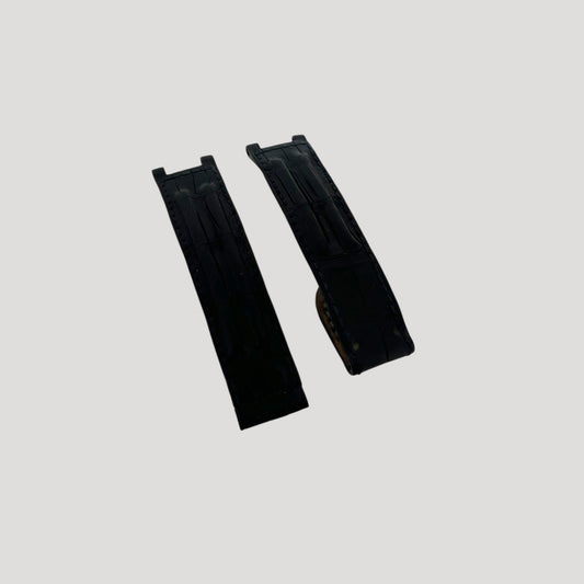 Cartier Pasha Black Croco Leather Bracelet Band