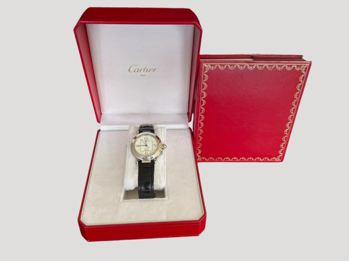 Cartier Pasha C Date Reference: 2475 Full Set
