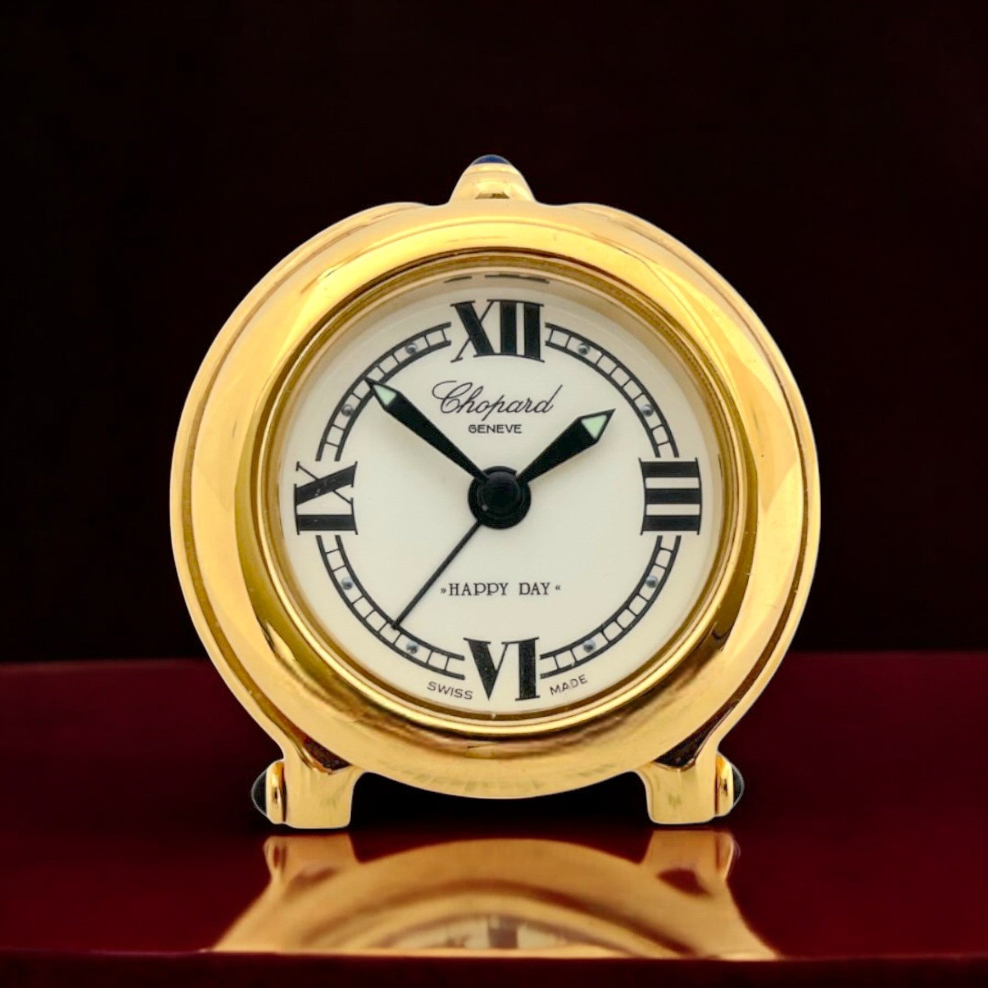 Chopard 'Happy Day' Alarm Table Clock – 24Time