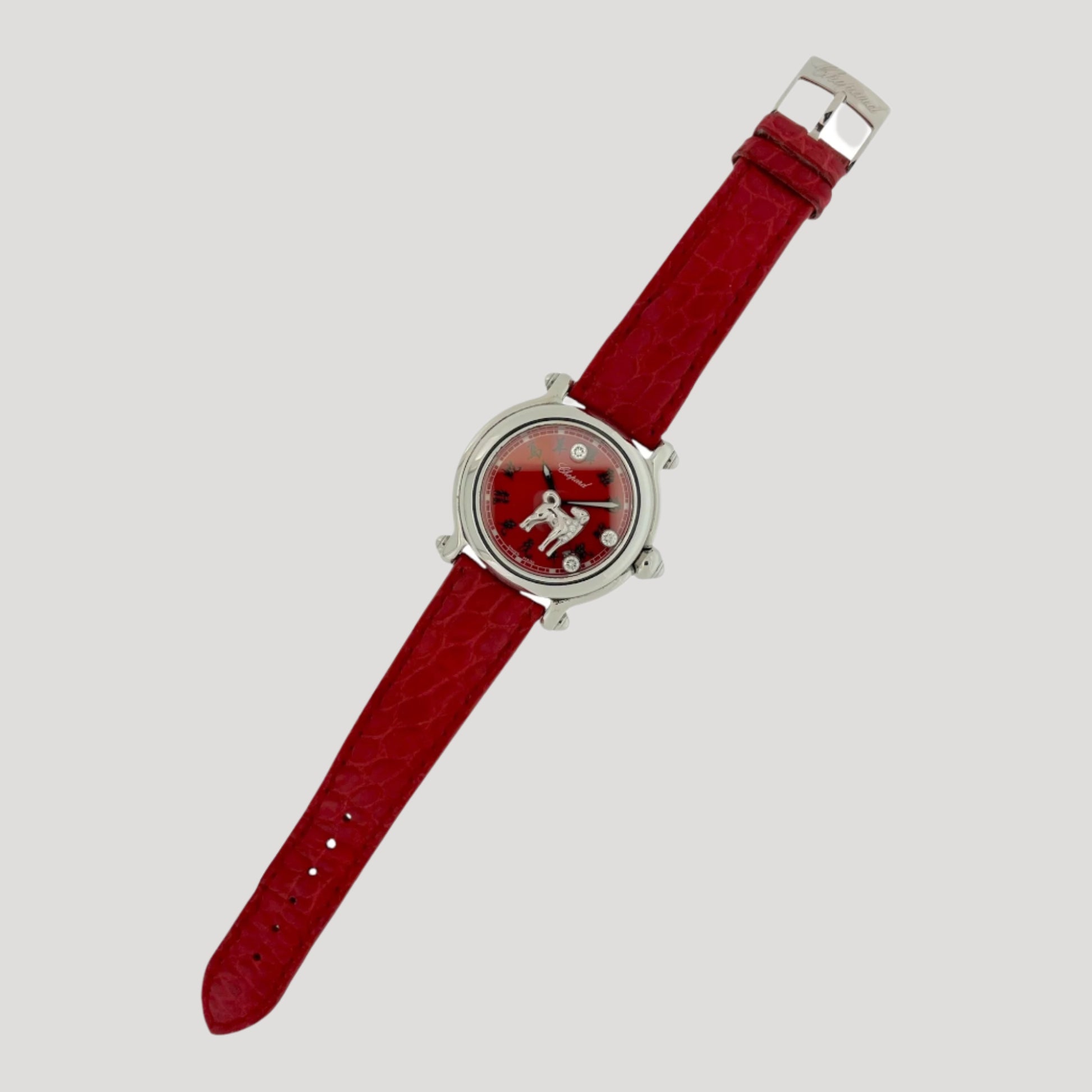 Chopard Happy Sport Red Chinese Zodiac Moving Dog  Ref. 288.434-3013