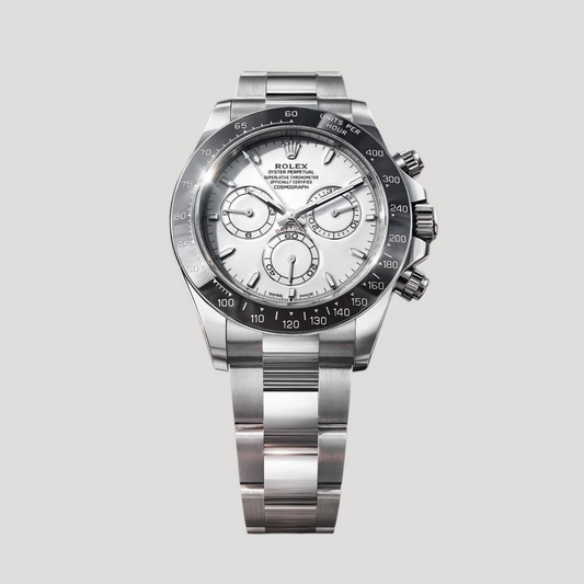 Rolex Cosmograph Daytona. Rolesium 126502 White Enamel Dial & Vintage Grey Bezel  Full Set New 2026