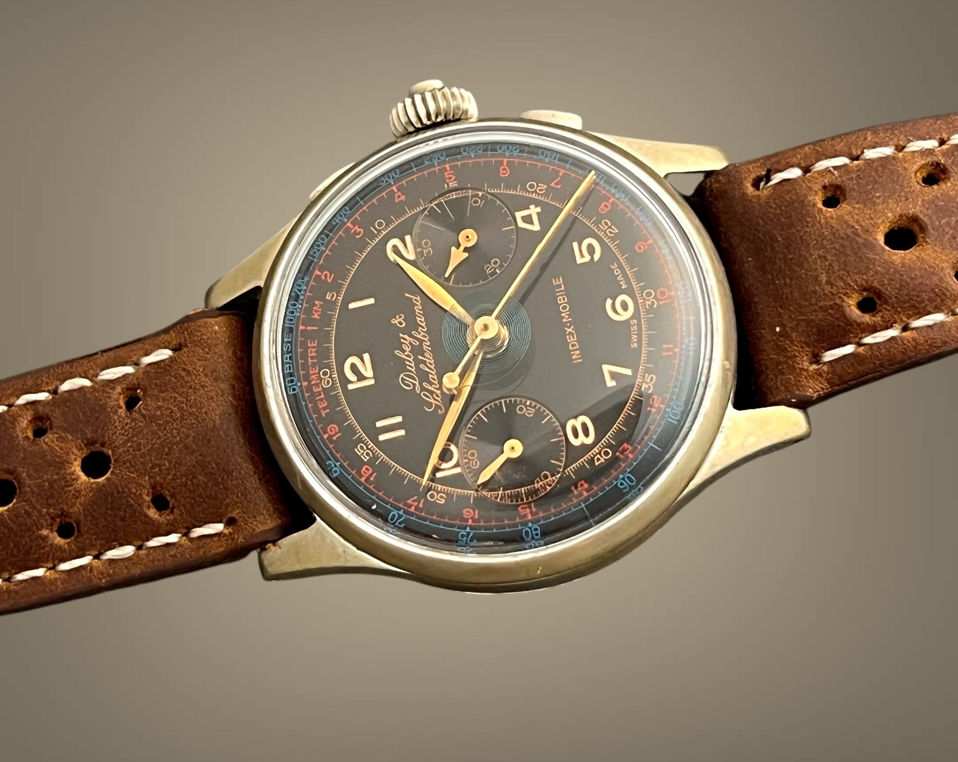 Dubey & Schaldenbrand “Index Mobile” Vintage Split-Seconds (Rattrapante) Chronograph