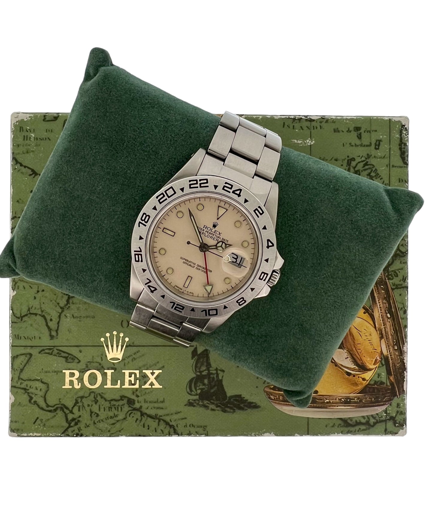 Rolex Vintage Explorer Panna Cream Dial Ref. 16550 Rare & Collector's 1984'