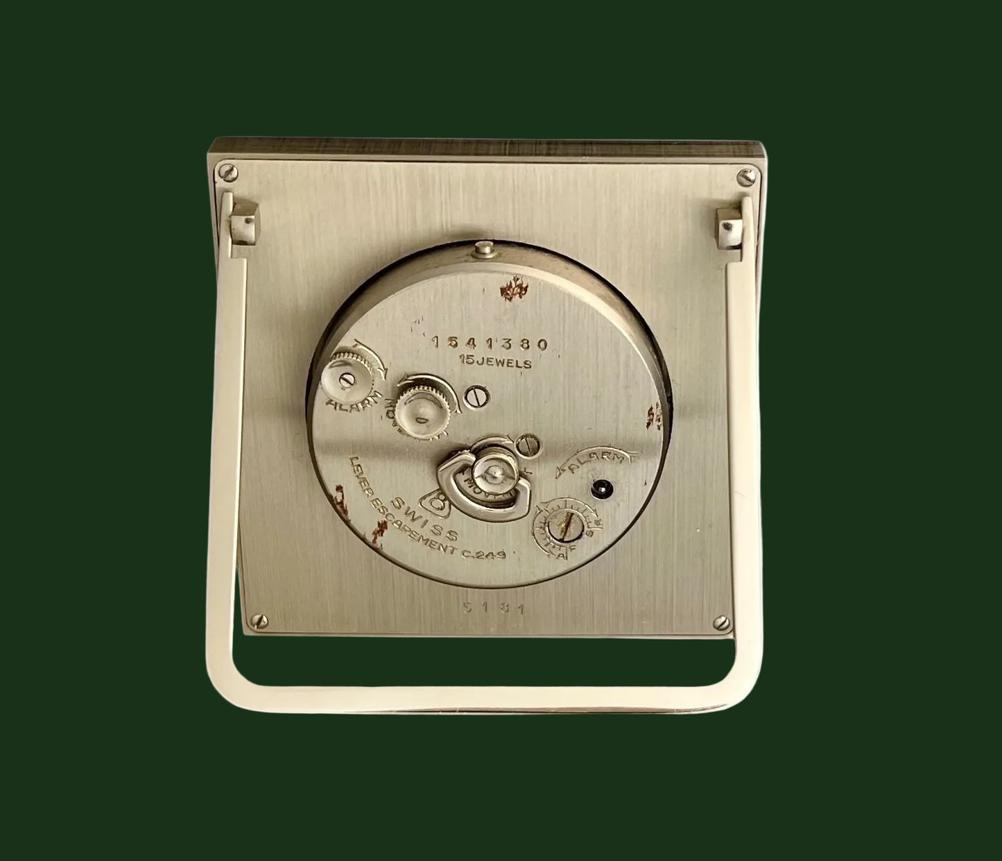 Elegant Imhof Swiss table clock