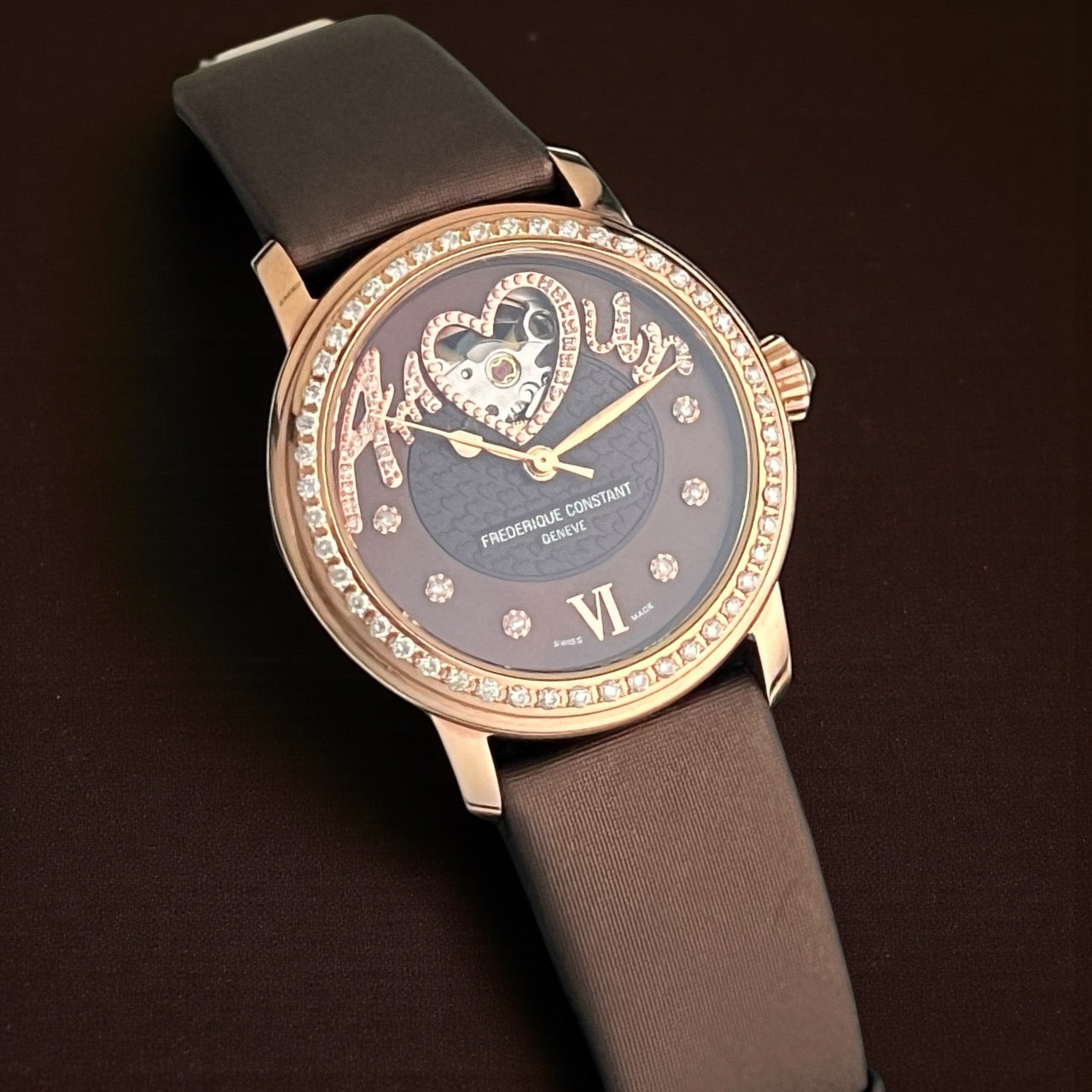 Frederique Constant Lady Watch Set with Diamonds  New Full Set