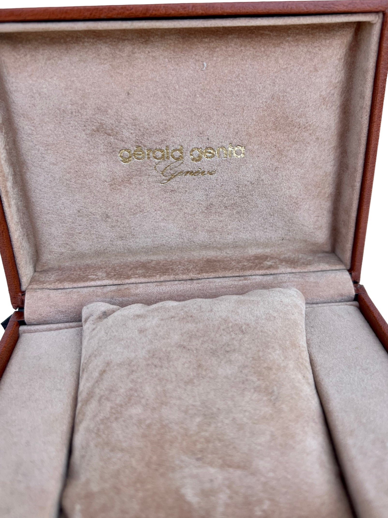 Gerald Genta Leather Box / Boîte /Schachtel