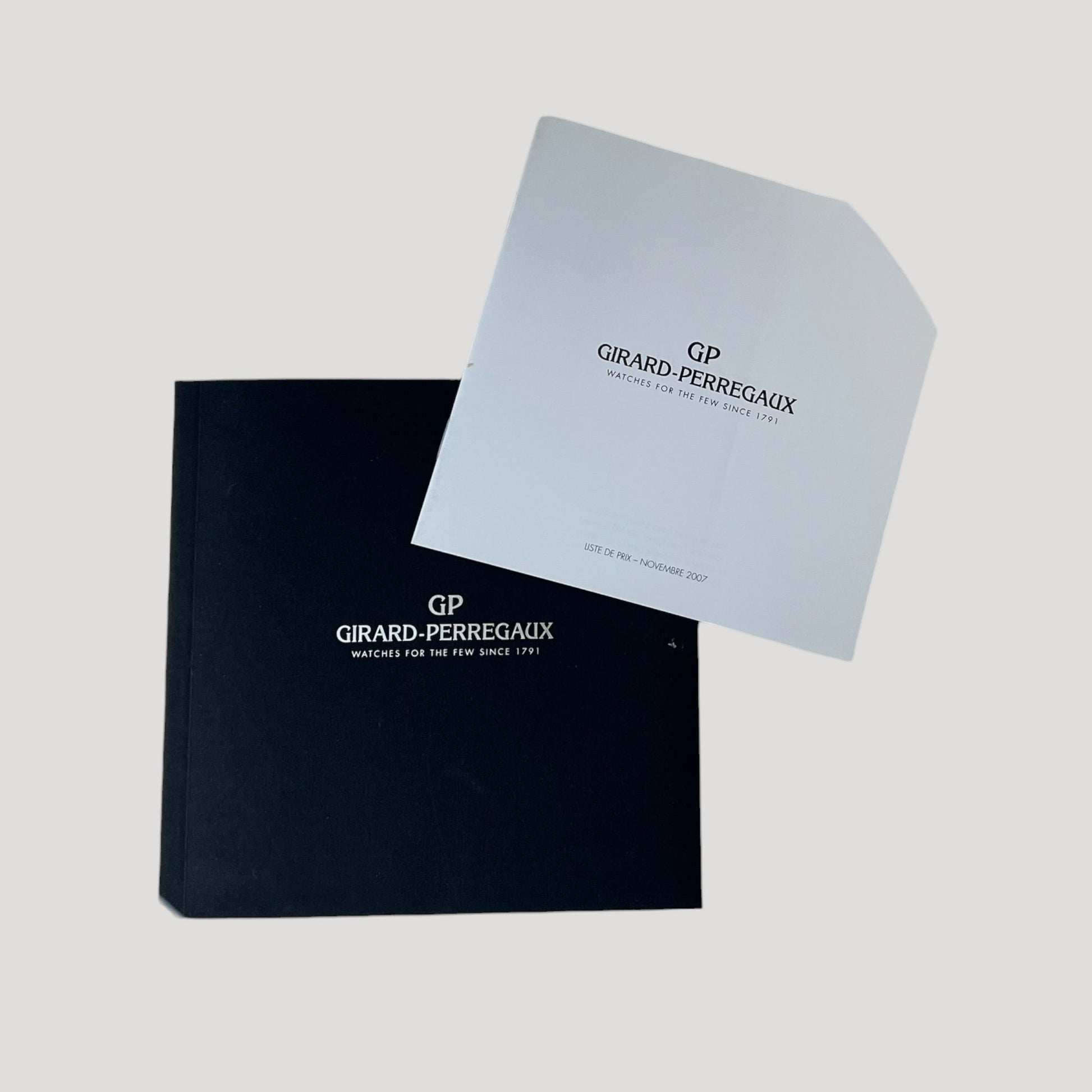 Girard-Perregaux Book with Price List 2007