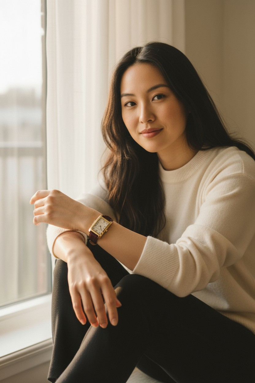 Girard-Perregaux 18k Gold Tank Wristwatch Ref.2532