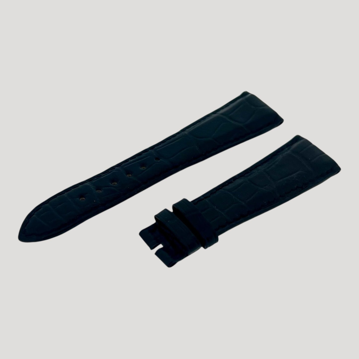 Girard Perregaux New Black Croco Leather Band / Strap/ Bracelet 22 mm