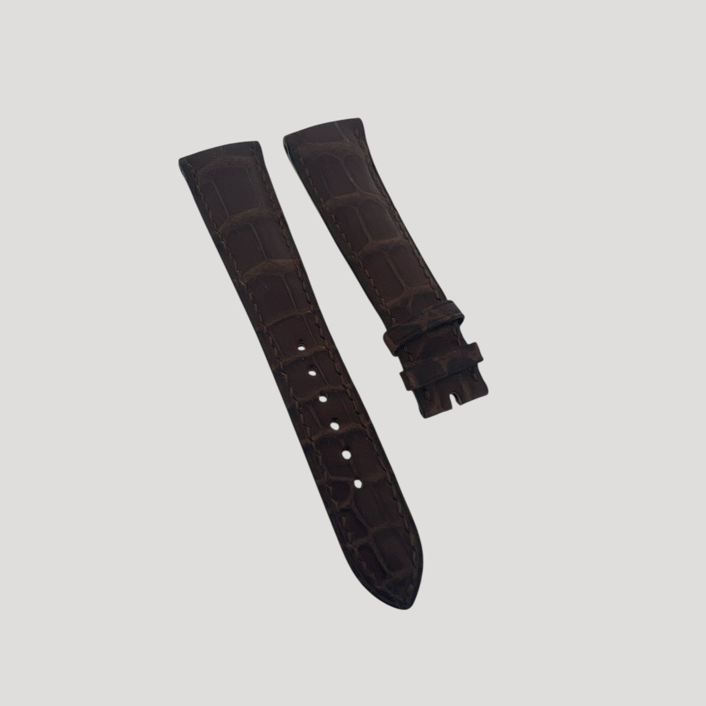 Girard Perregaux New Brown Croco Leather Band / Strap/ Bracelet 21 mm