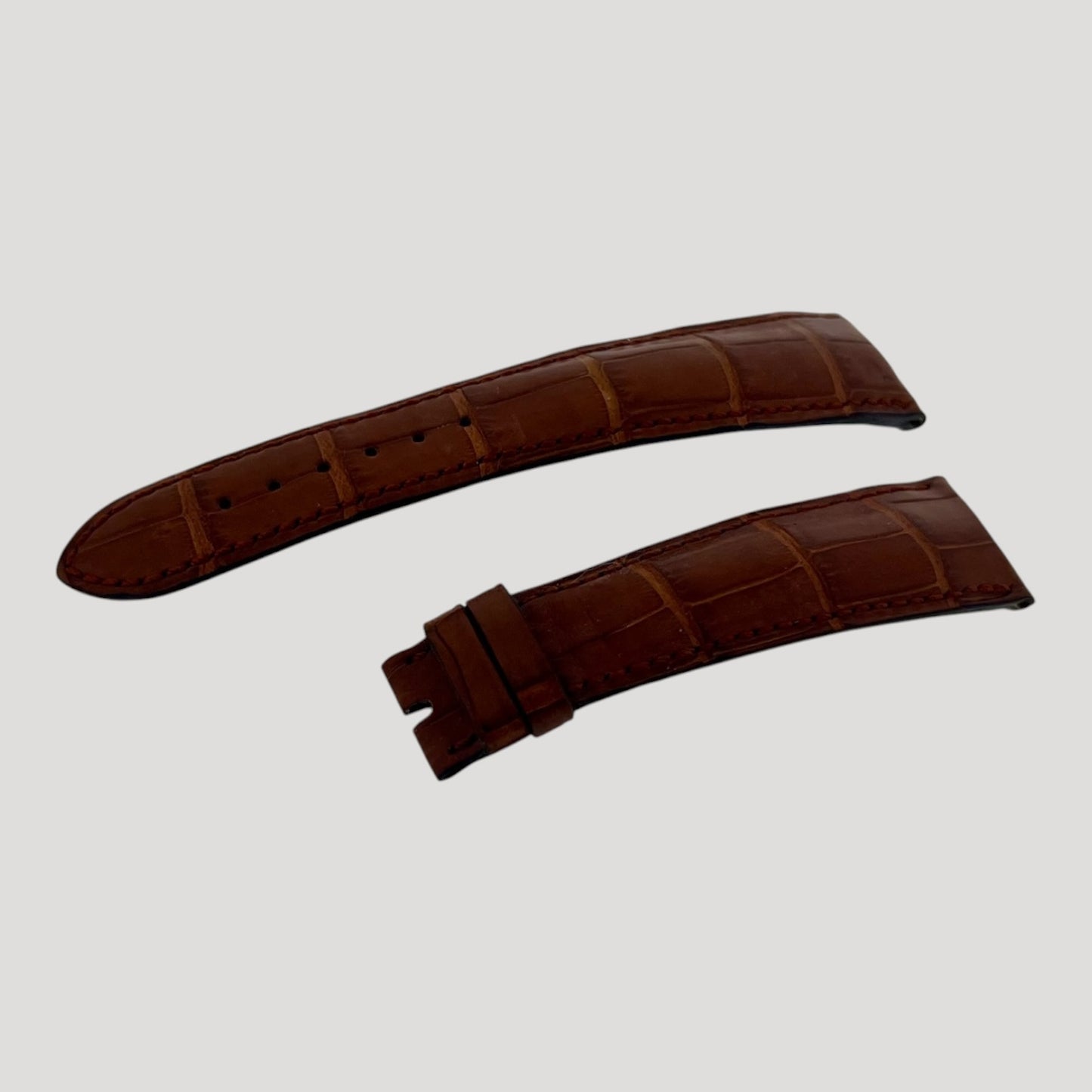 Girard Perregaux New Brown Croco Leather Band / Strap/ Bracelet 22 mm