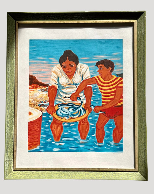Giuseppe Migneco (Messina 1908-Milano 1997), silk-screen, ed. limited 103/120