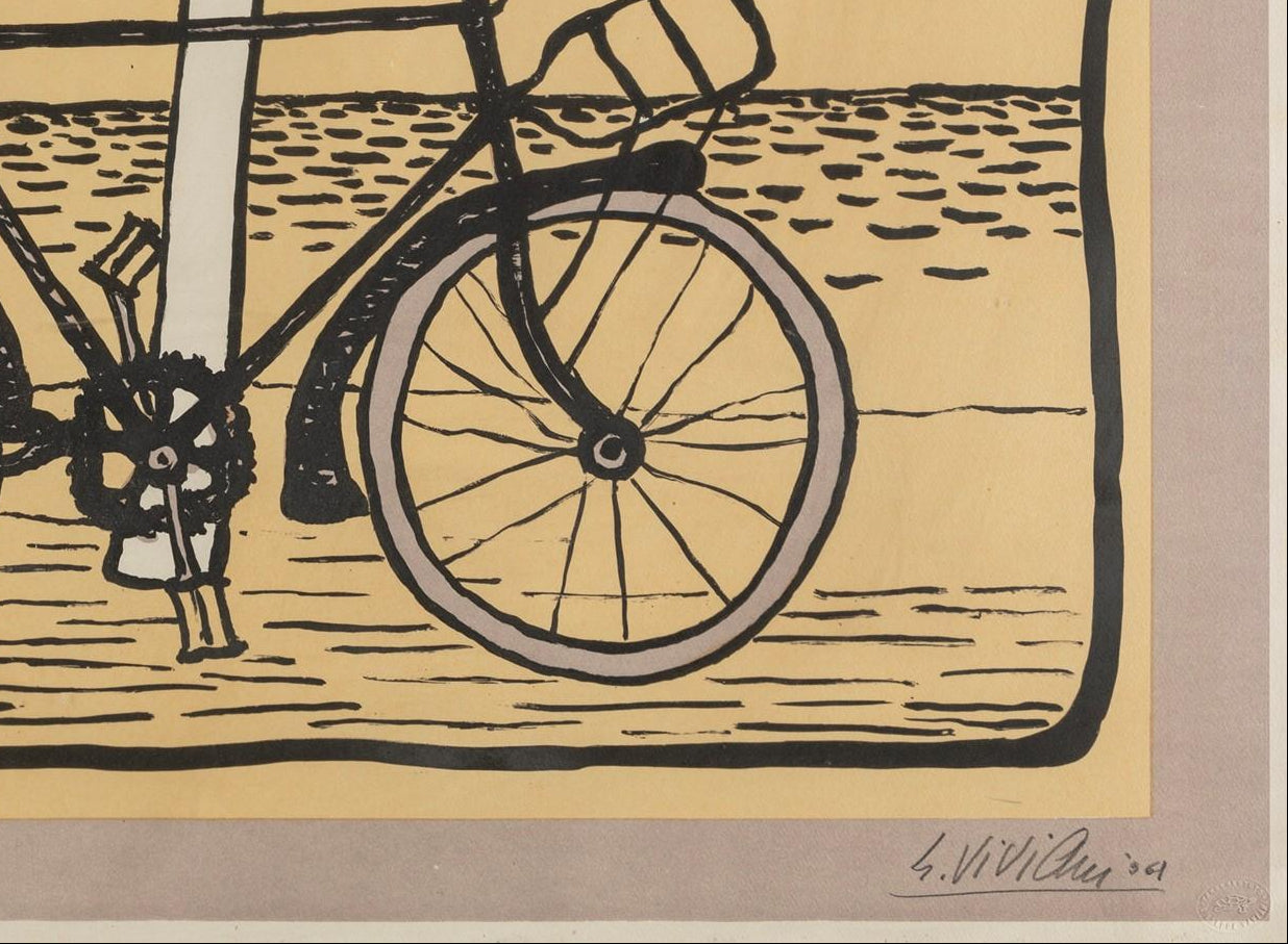 Giuseppe Viviani (1898-1965) - Signed Lithograph, 1961
