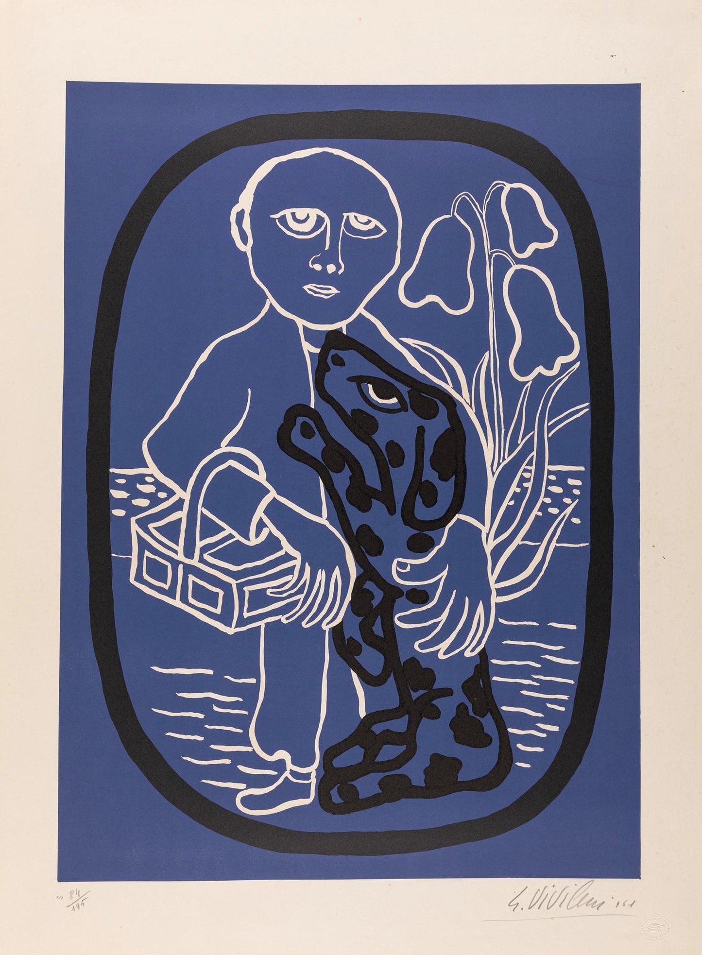 Giuseppe Viviani (1898-1965) - Signed Lithograph, 1961