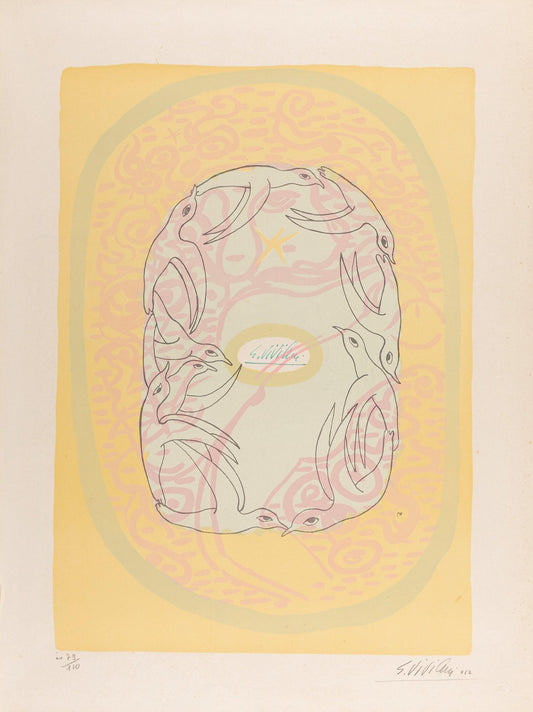 Giuseppe Viviani (San Giuliano Terme 1898-Pisa 1965) - Untitled, 1962, fine art signed lithoraph