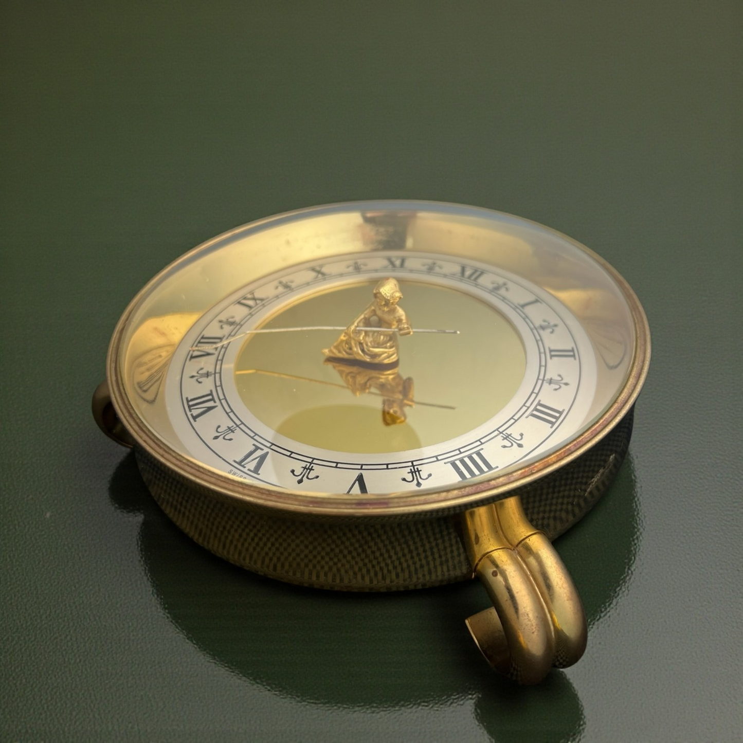 Gubelin Philosophers Large Mystery Clock / Horloge Circa 1950 Rare