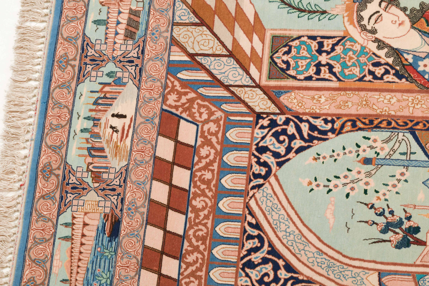 Isfahan-Figural Carpet/ Tapis/ Teppich Iran, XXe s