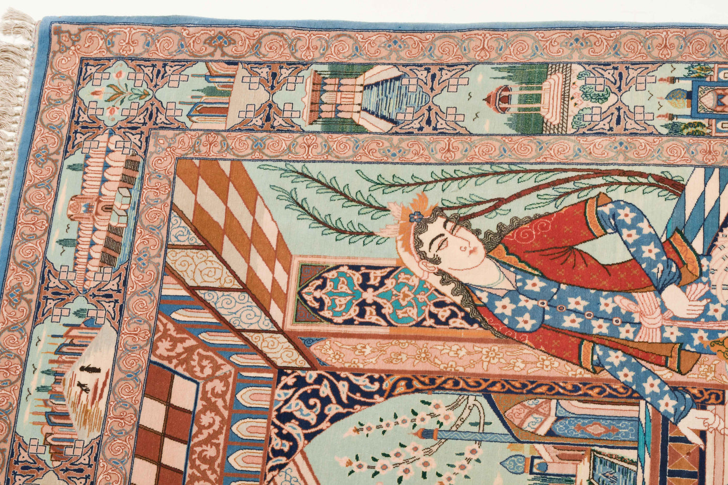 Isfahan-Figural Carpet/ Tapis/ Teppich Iran, XXe s