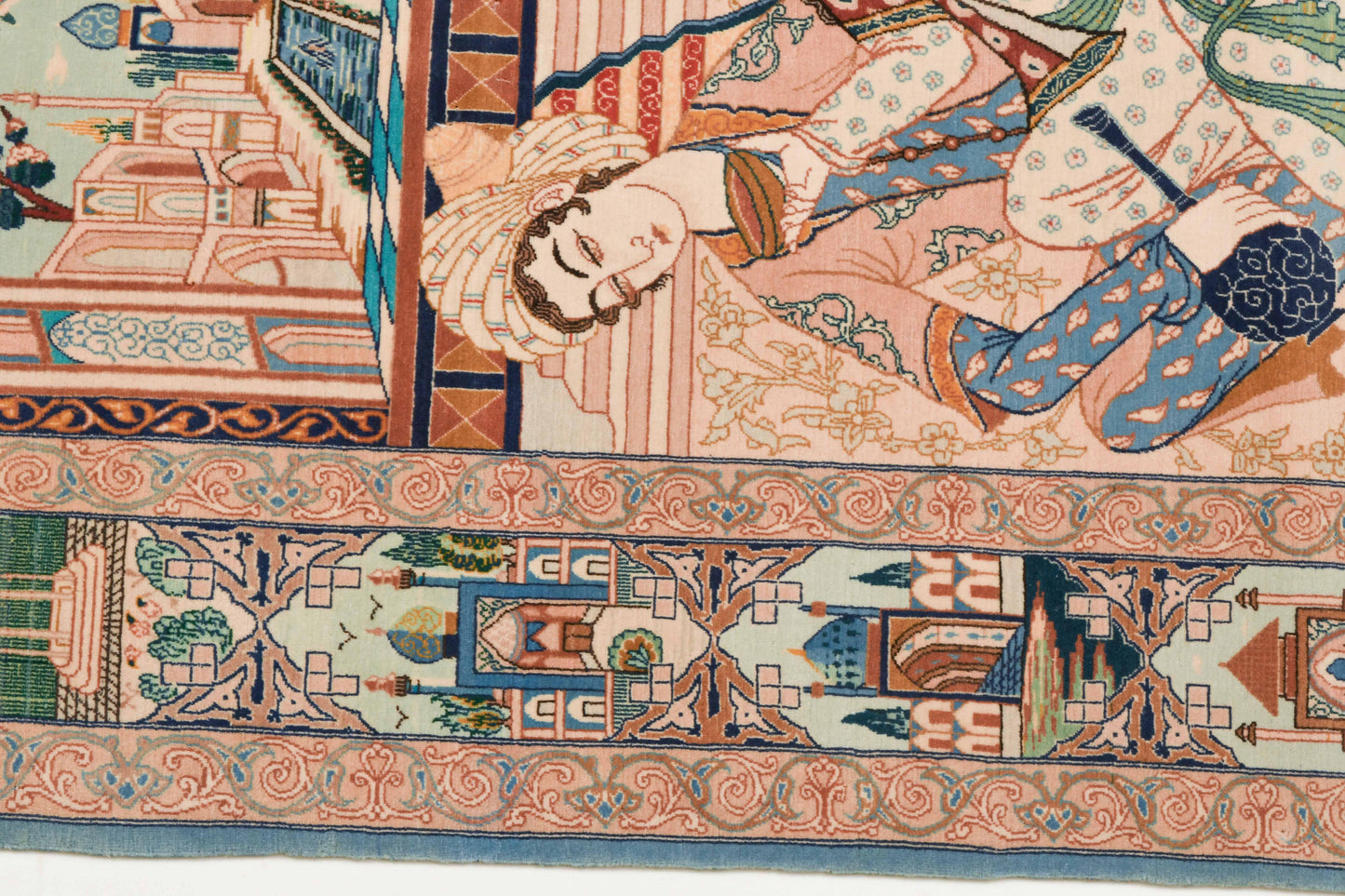 Isfahan-Figural Carpet/ Tapis/ Teppich Iran, XXe s