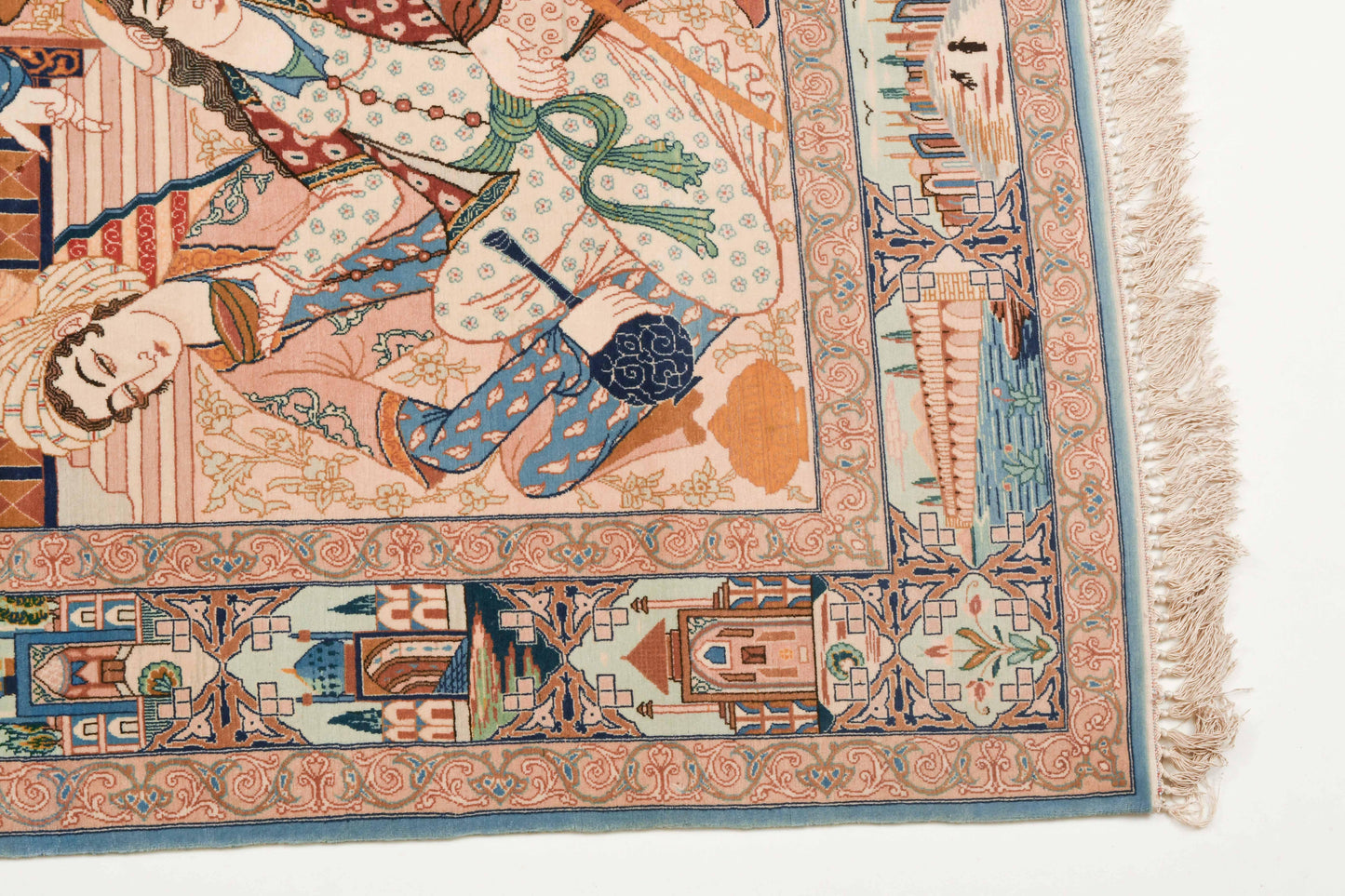 Isfahan-Figural Carpet/ Tapis/ Teppich Iran, XXe s