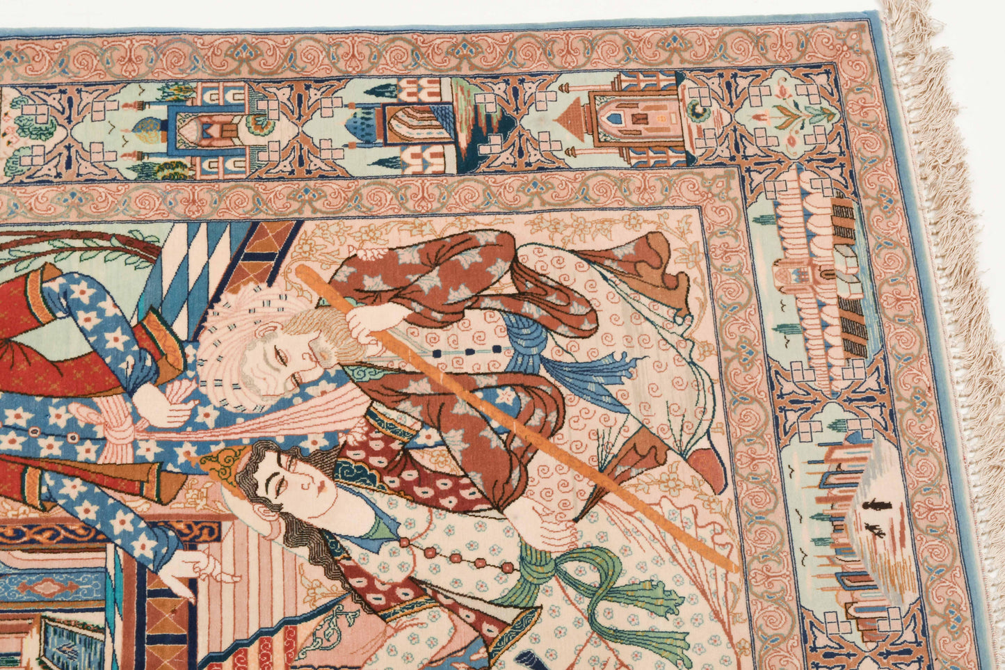 Isfahan-Figural Carpet/ Tapis/ Teppich Iran, XXe s