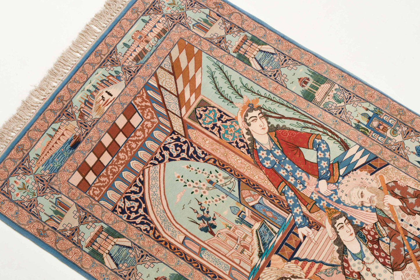 Isfahan-Figural Carpet/ Tapis/ Teppich Iran, XXe s