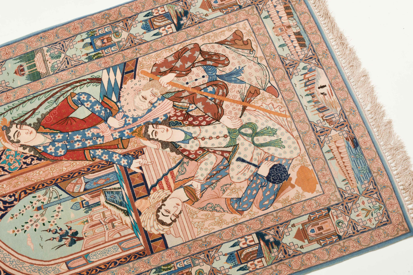 Isfahan-Figural Carpet/ Tapis/ Teppich Iran, XXe s