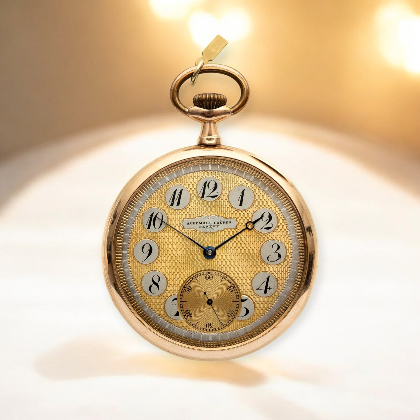 Audemars Freres Lepine Genève & Brassus Vintage Gold Pocket Watch Rare Collector' 1920'