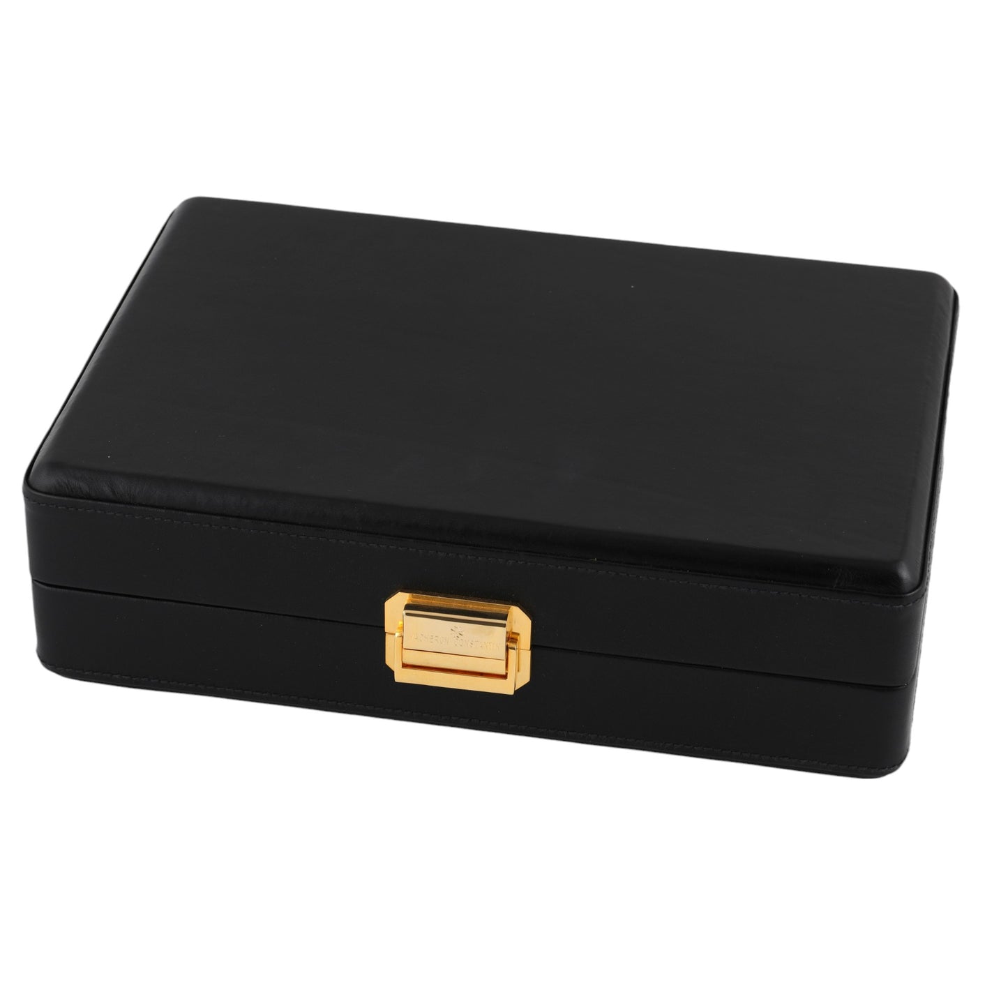 Vacheron Constantin Black leather jewellery and watches presentation box Scatola Del Tempo