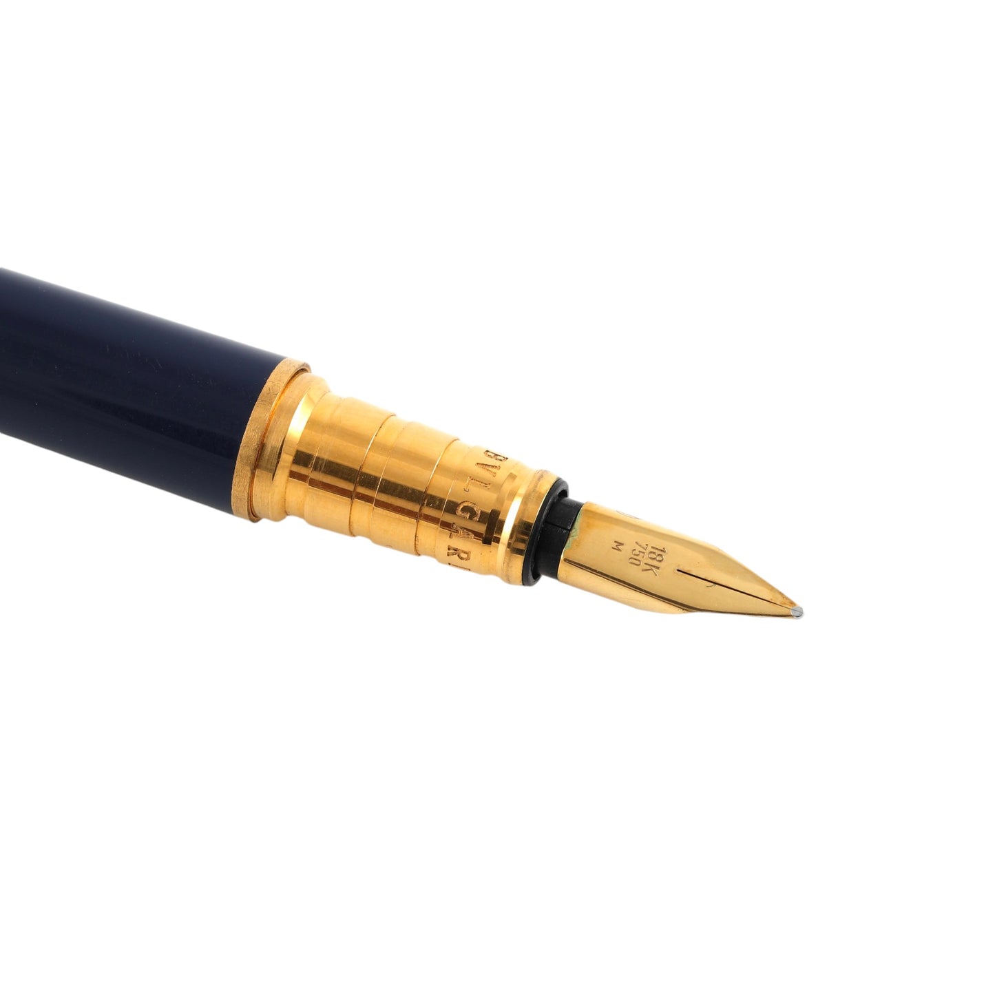 Bulgari Bvlgari Fountain Pen / Stylo with18K Gold nib.