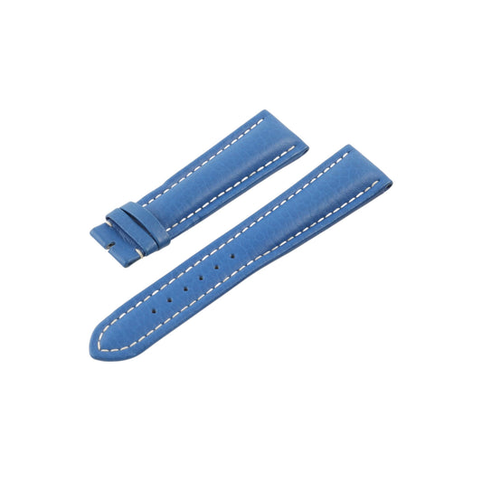 Breitling New Blue Leather Bracelet/Band/Strap 22 mm