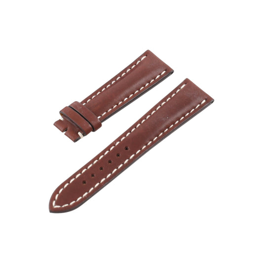 Breitling New Brown Leather Bracelet/Band/Strap 22 mm