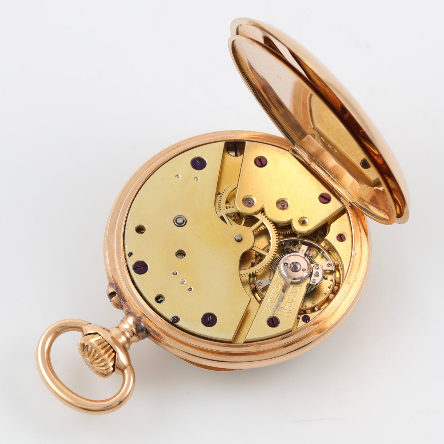 Maison Chavin Massive Rose Gold Pocket Watch, ca 1880-1890