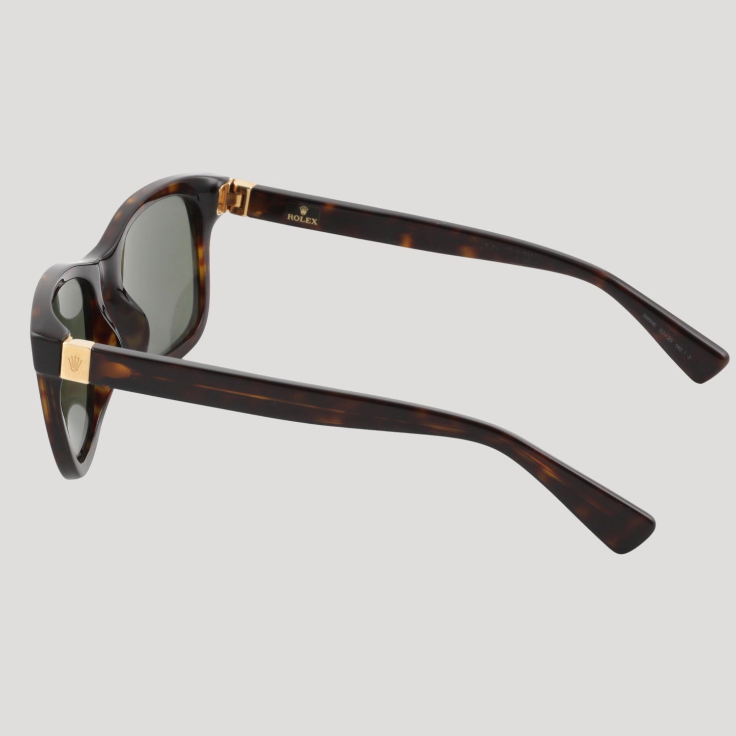 Rolex New brown écailles Sun glasses / lunettes de soleil in their Rolex box