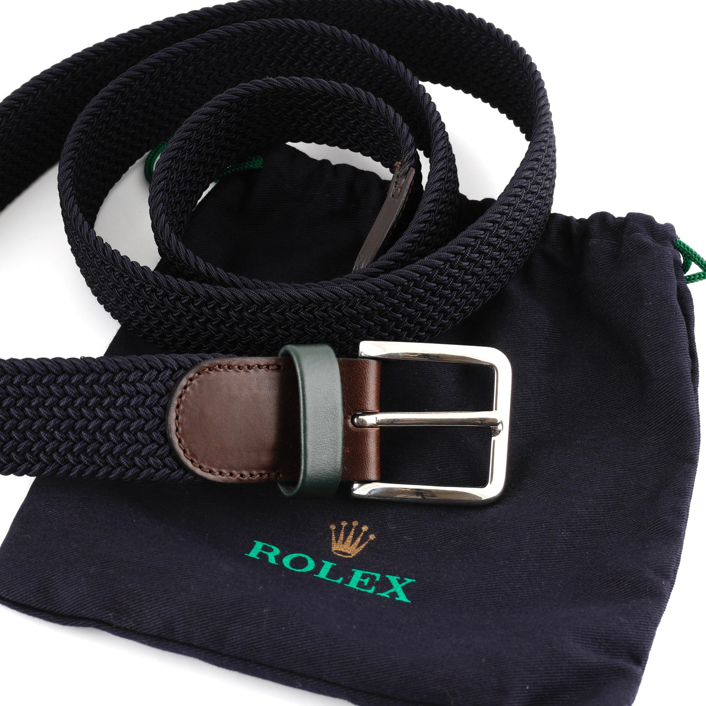 Rolex New Leather & Fabric Belt / Ceinture / Gürtel