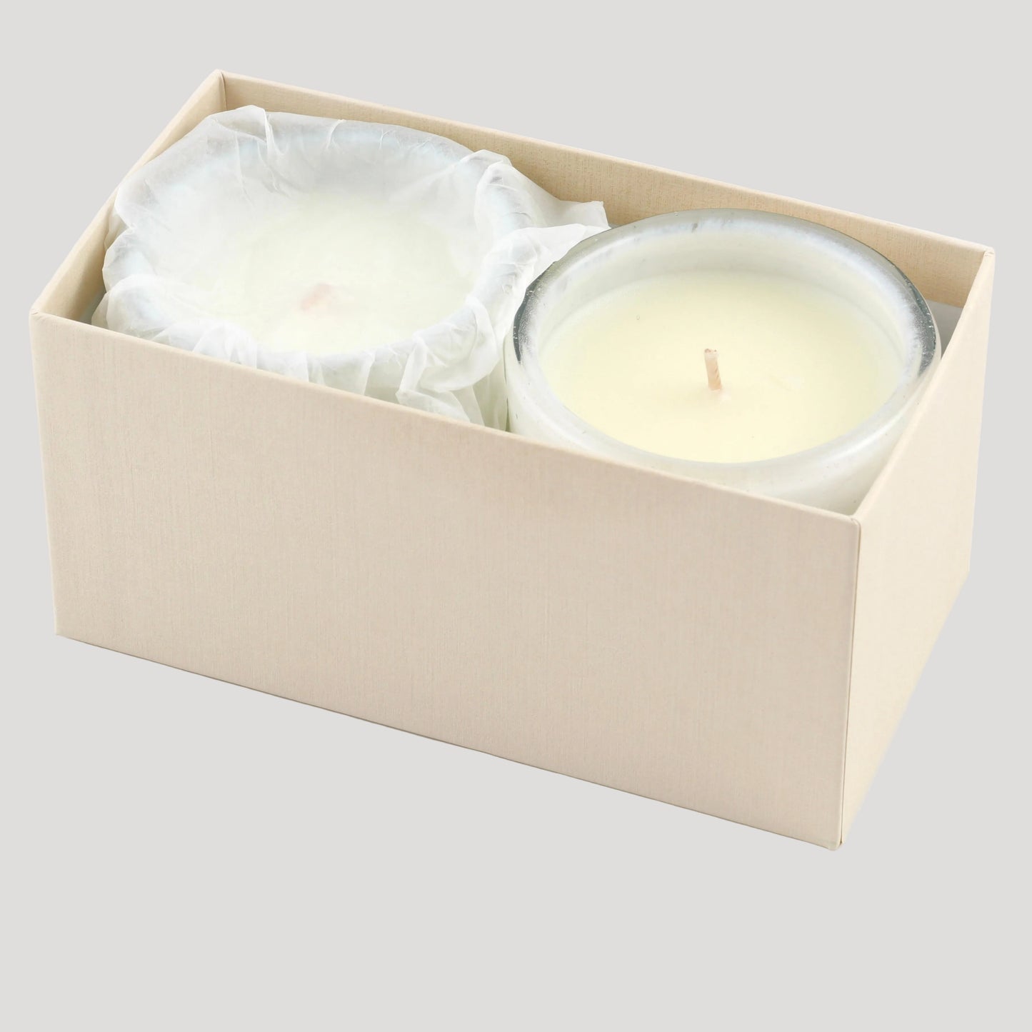 Rolex Set of 2 Glass Candles/ Bougies / Kerze in their Rolex box