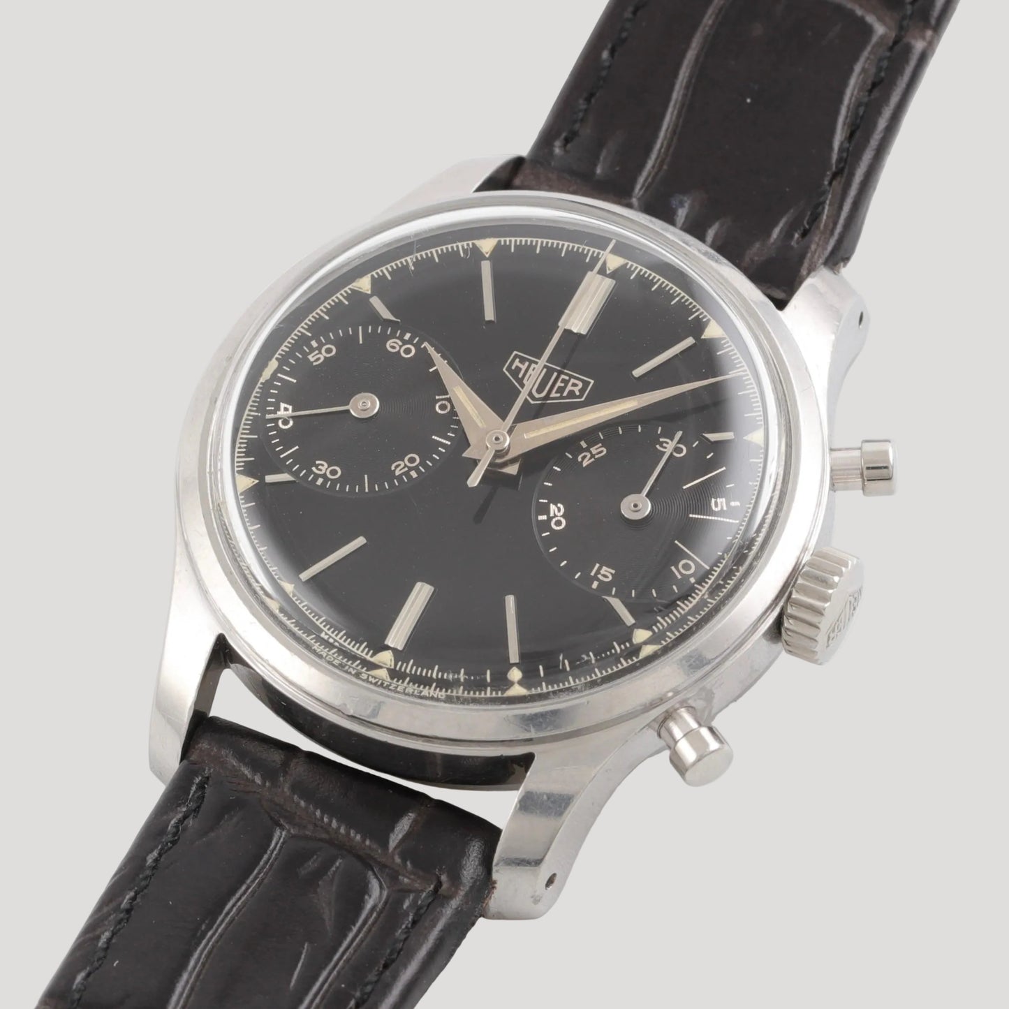Heuer Pre-Carrera Vintage Chronograph Valjoux 23  Ref. 404N Collector' ca 1950'