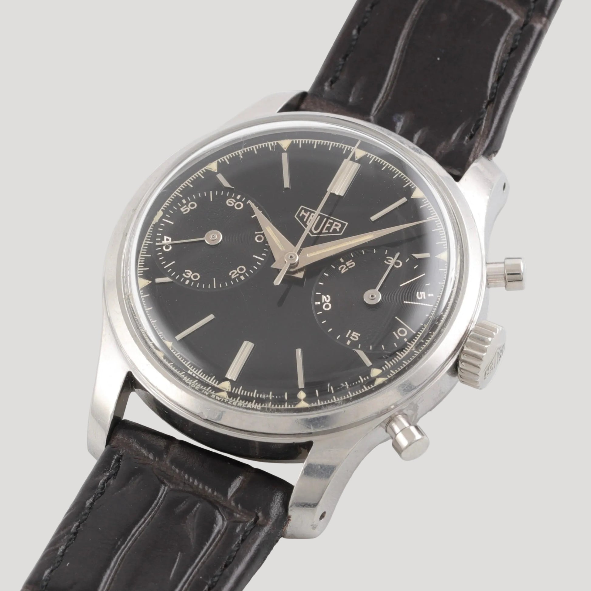 Heuer Pre-Carrera Vintage Chronograph Valjoux 23  Ref. 404N Collector' ca 1950'