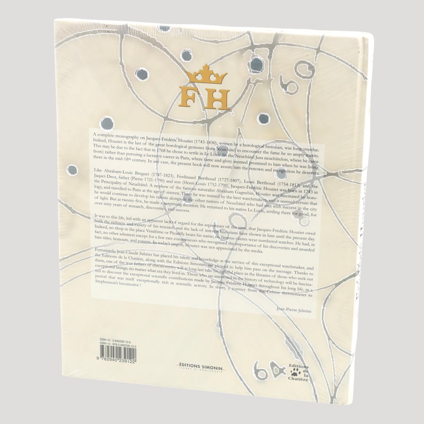 Frederic Houriet, the Father of Swiss chronometry Book / Buch / Livre by Jean-Claude Sabrier