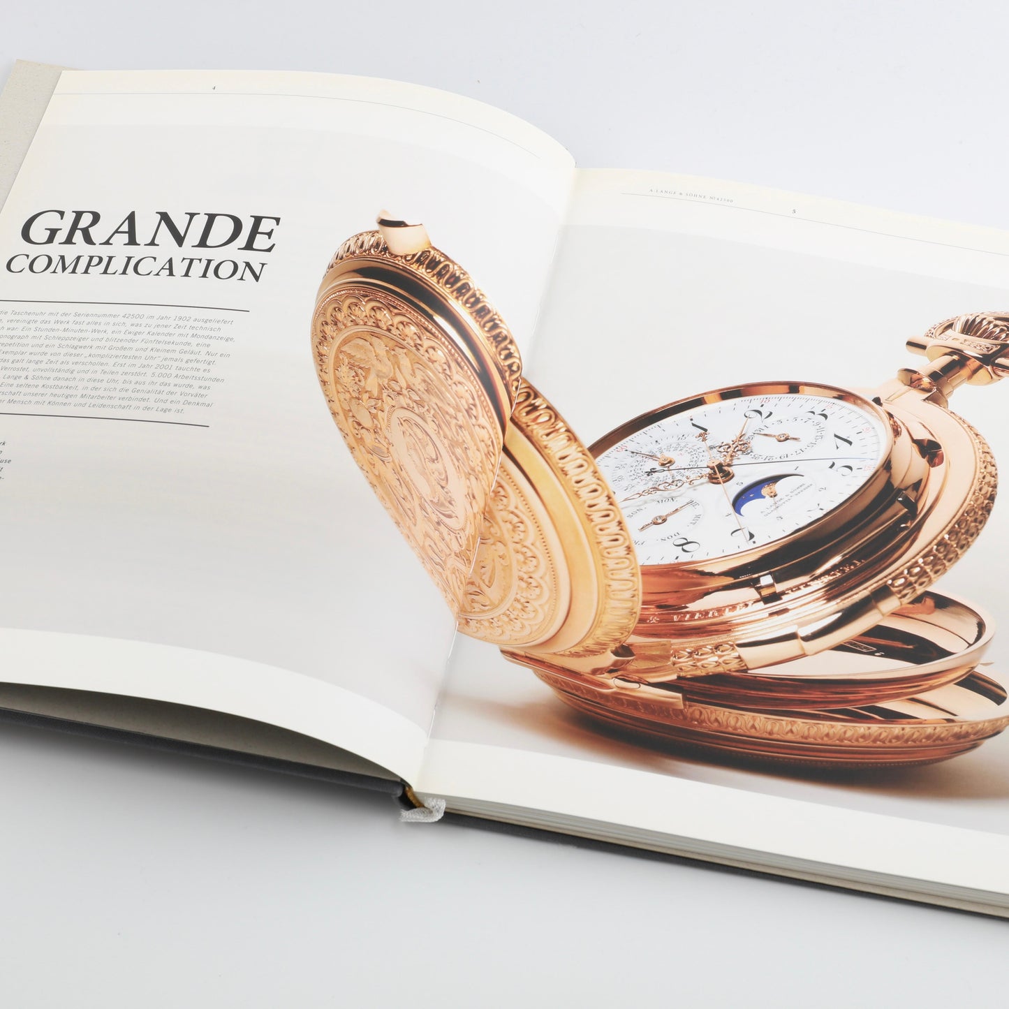 A. Lange & Söhne Book / Livre. / Buch dedicated to the restoration of the Grande complication pocket watch