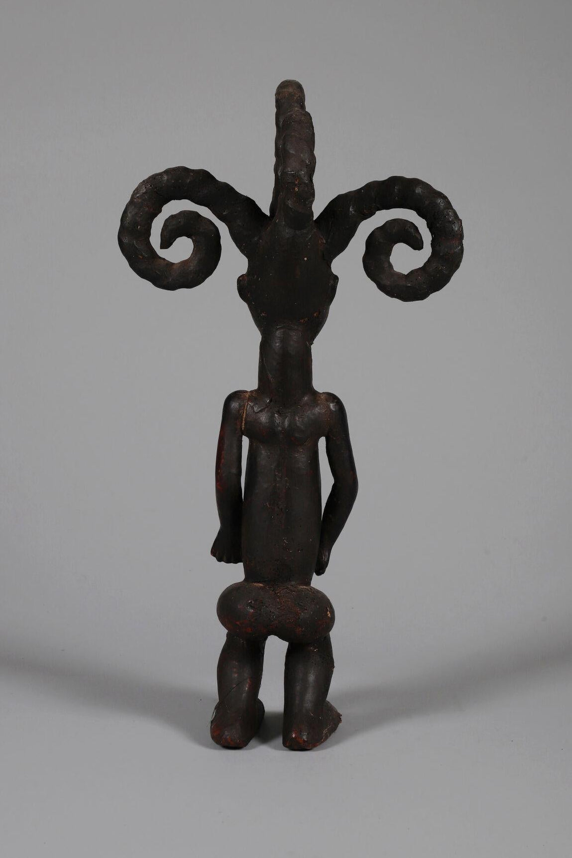 Rare Ékoi / Ejagham Male Figure – Cross River Region, Nigeria, Mid-20th Century