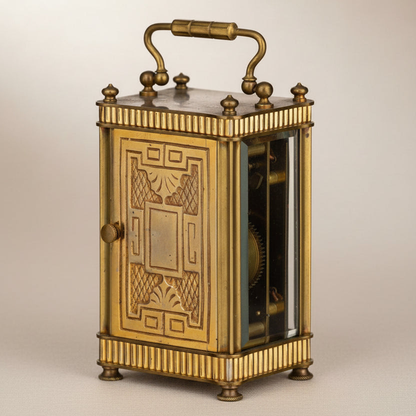 Jaeger-LeCoultre Key Winding Table Clock Horloge Pendule 1960'