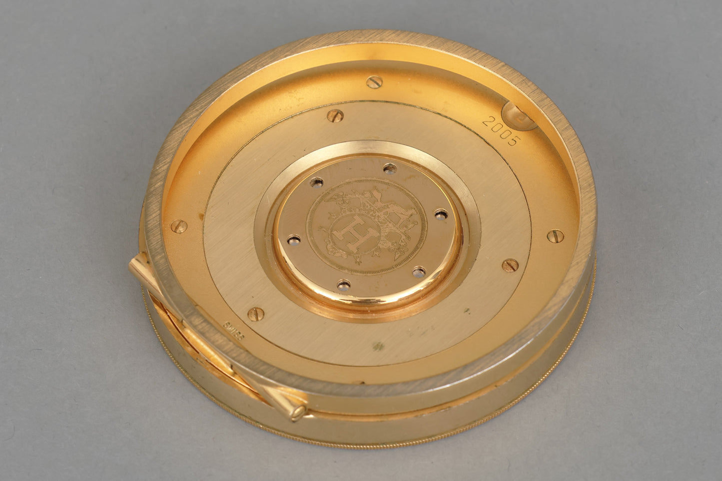 Hermès Travel / Table Clock Horloge Tischuhr with world times