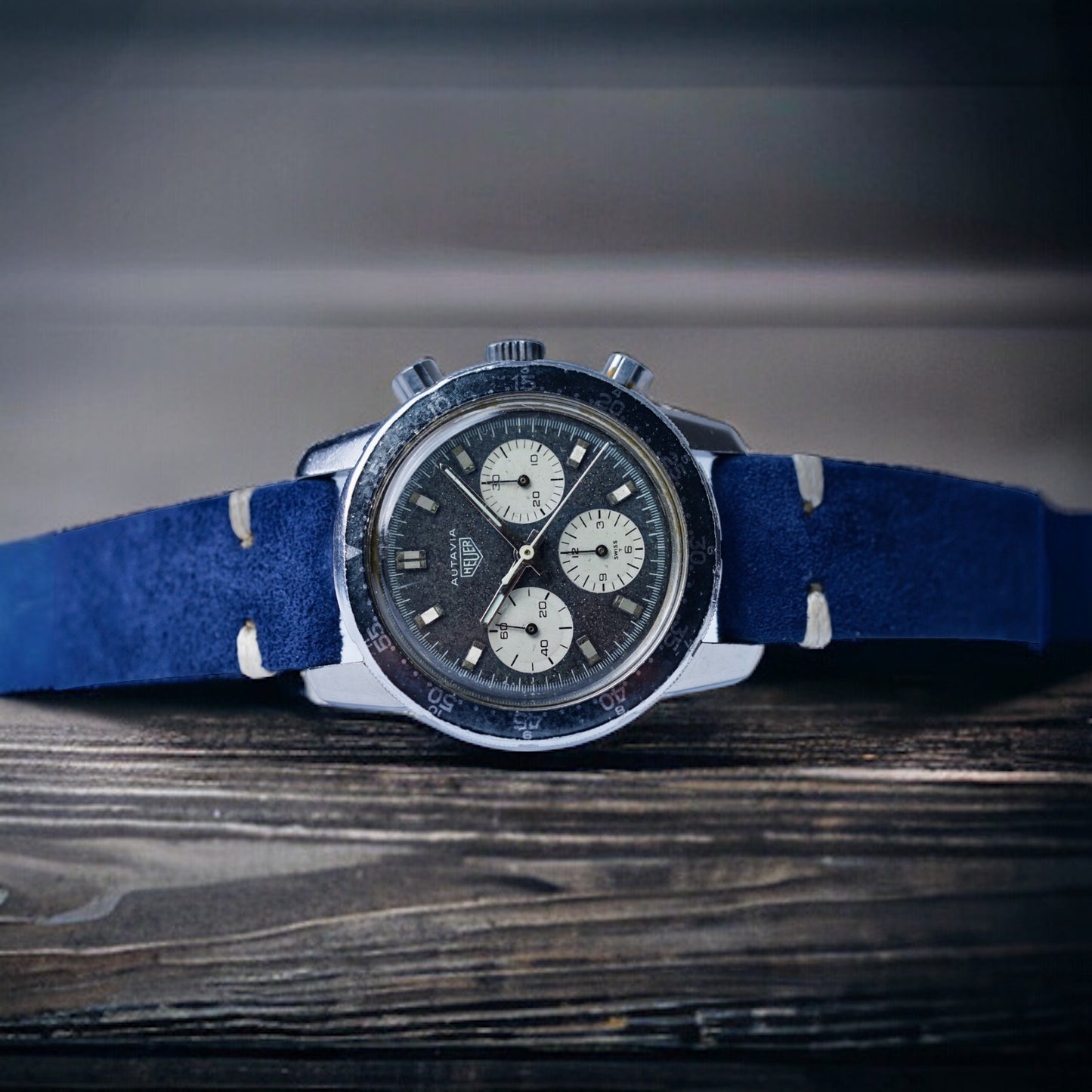Heuer Autavia Ref. 2446 C Vintage Chronograph Rare