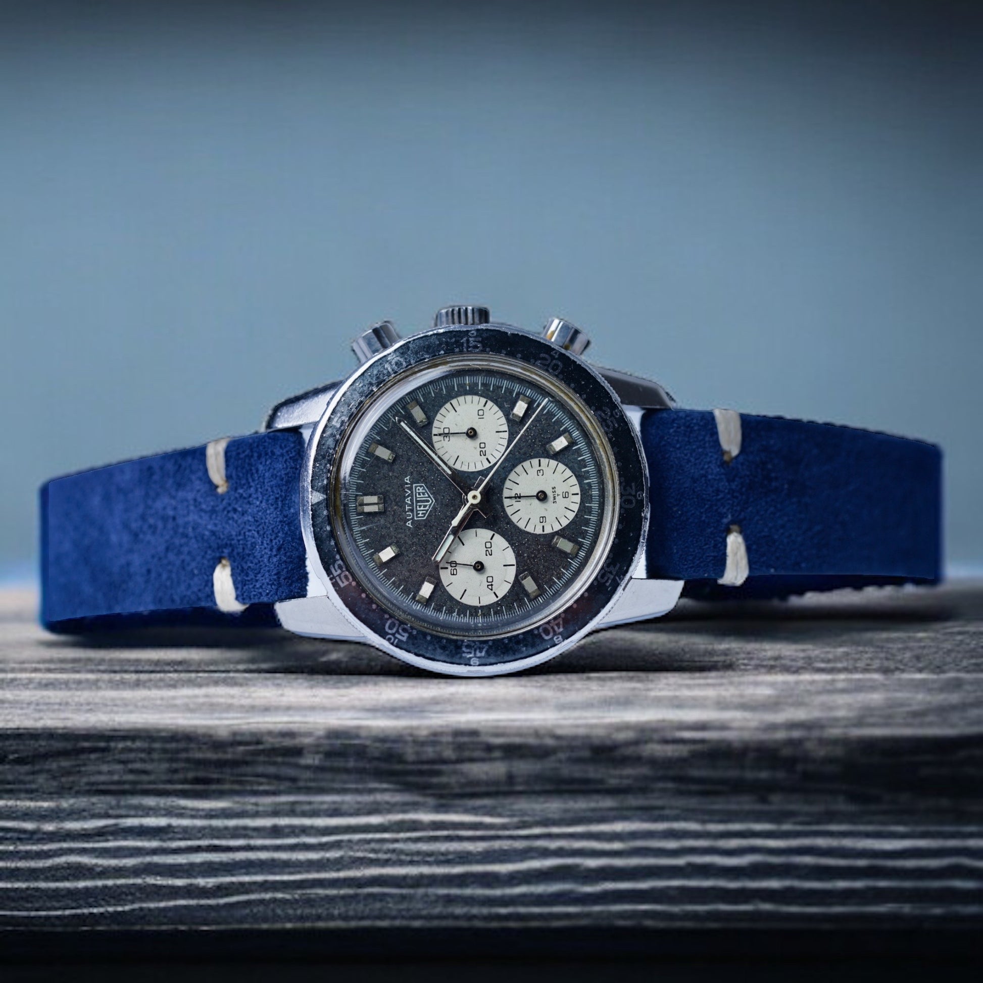 Heuer Autavia Ref. 2446 C Vintage Chronograph Rare