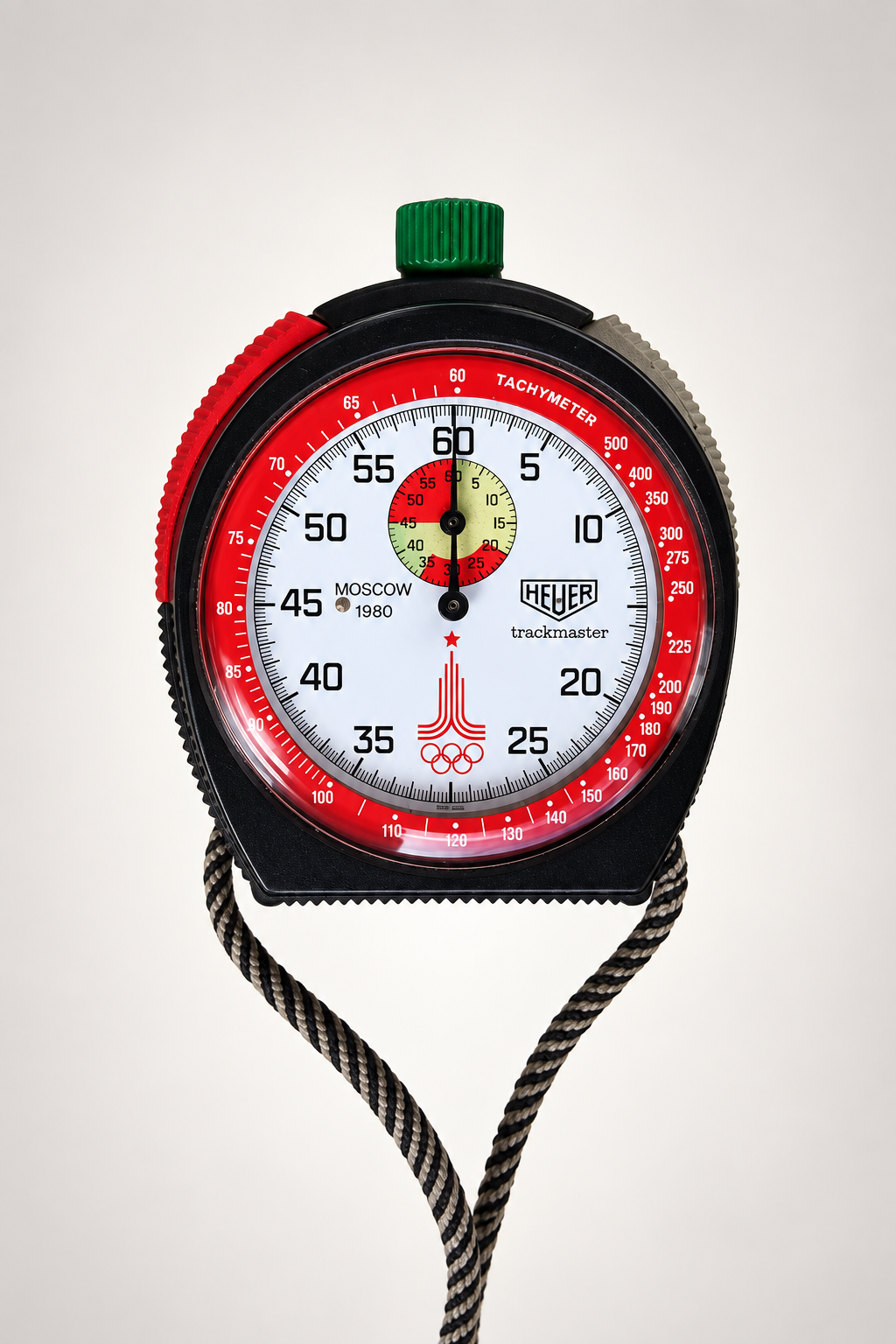 Heuer Special Edition Rare Moscow Olympic Games 1980 Trackmaster /Chronomètre
