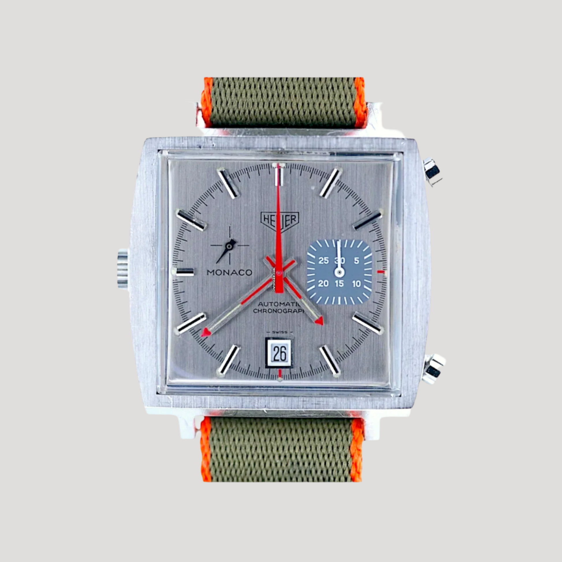 Heuer Vintage Monaco Chronograph Gray Ref.1533 
